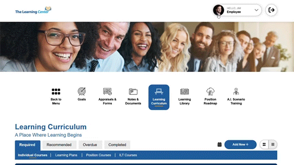Employee and/or Career Development Plans Screenshots
