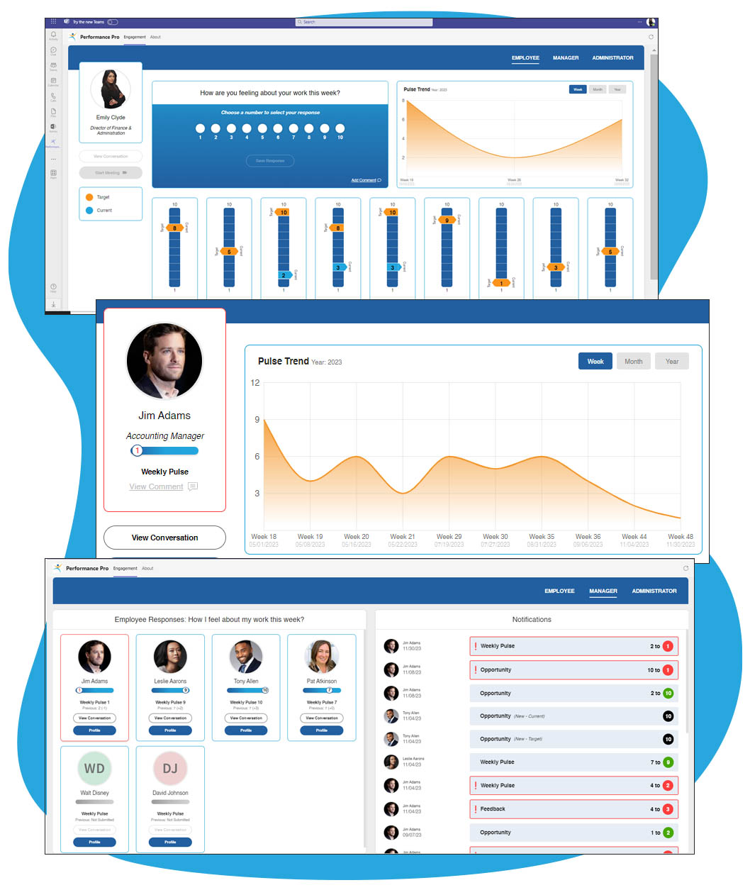 Performance Pro Employee Engagement Teams App Screenshot 1